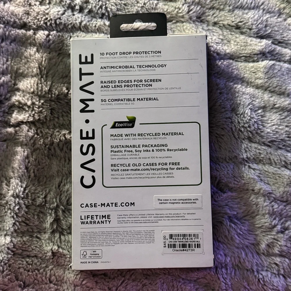 Case-Mate Sheer Crystal case for a 6.7